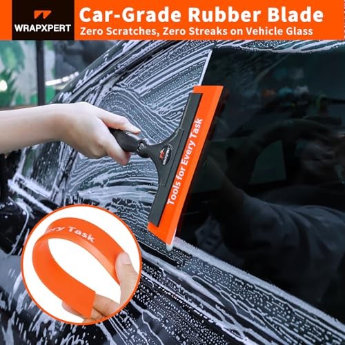 Window Tint Squeegee 8.3-Inch Silicone Squeegee for Car Windows, Window 1 Pack