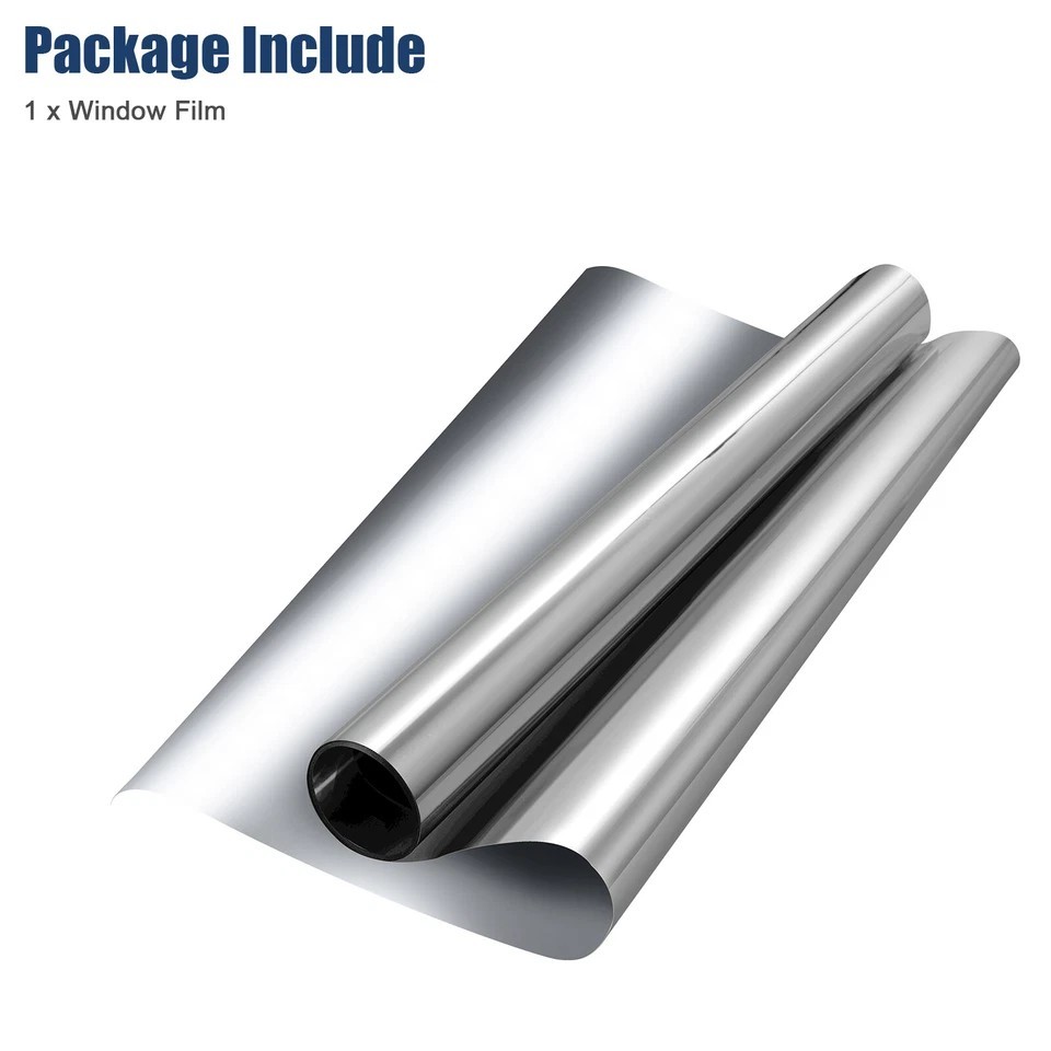 One Way Mirror Tint Window Film Privacy Protect UV Reflective Sun Block for Home