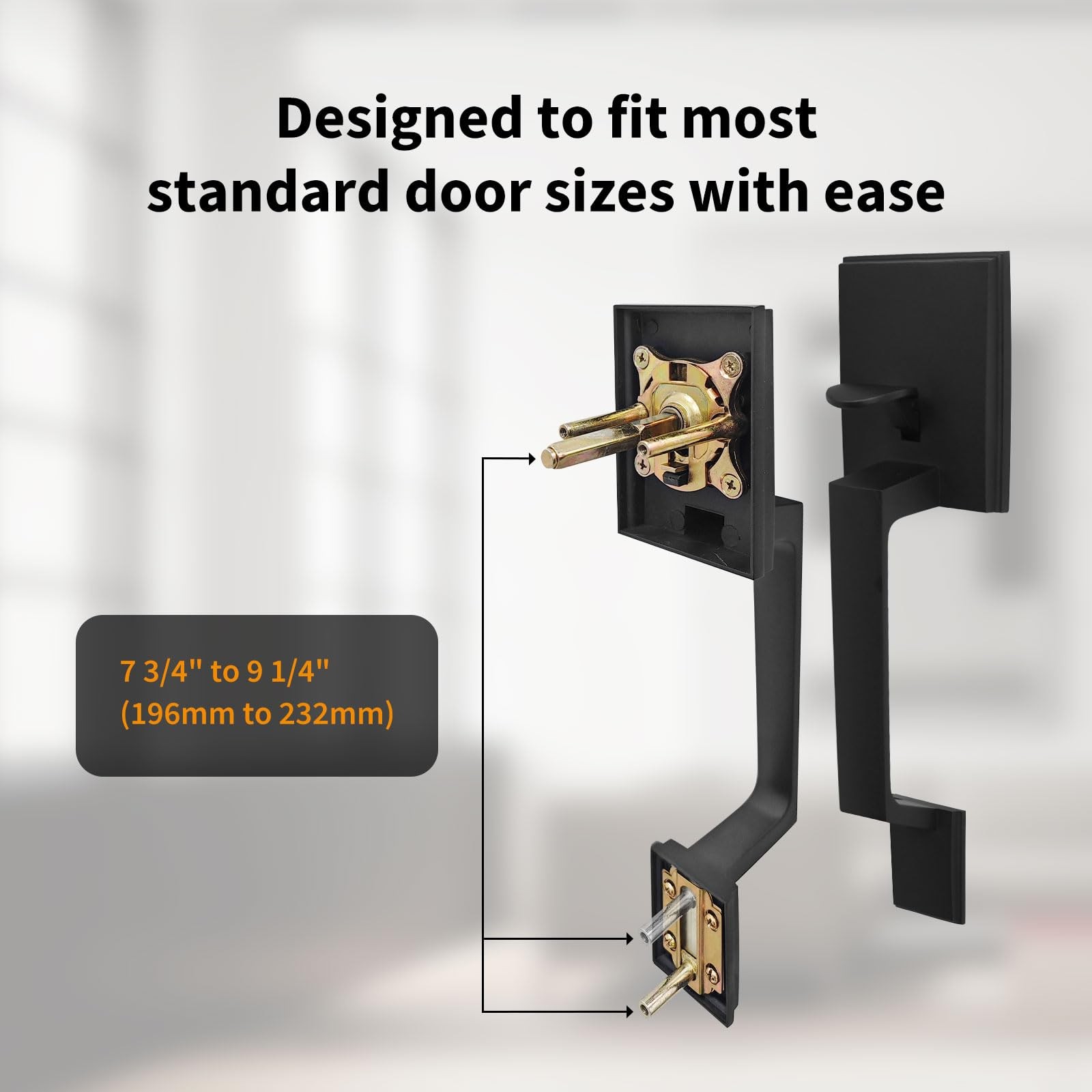 Aqara Front Door Handleset Single Cylinder Exterior Door Entry Handle Door