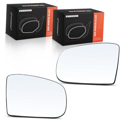 Driver and Passenger Side Heated Power Mirror Glass | Compatible with