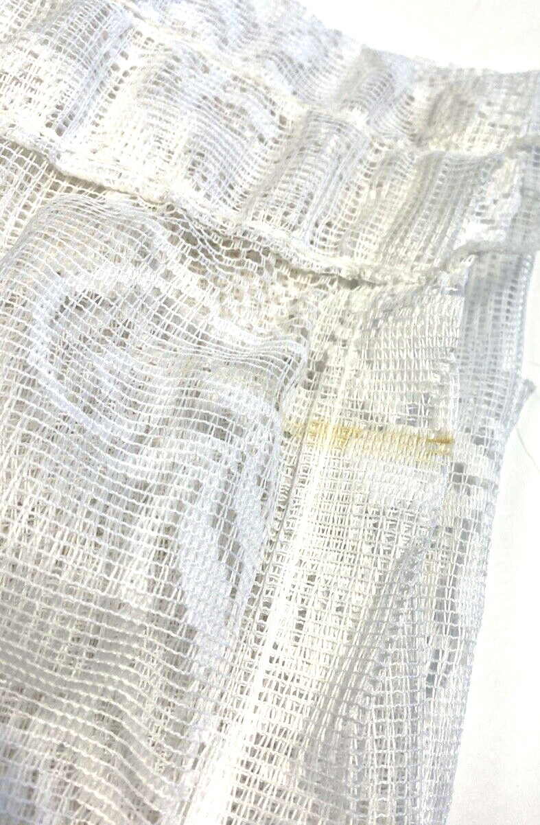 1 Vintage Lace Delicate Curtain Panel Valance Fancy Sheer Lacy Victorian Short