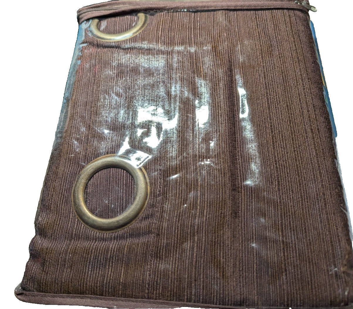 Unbranded textured solid panel pairs with metal grommets maroon 84″ x 84″ NIB