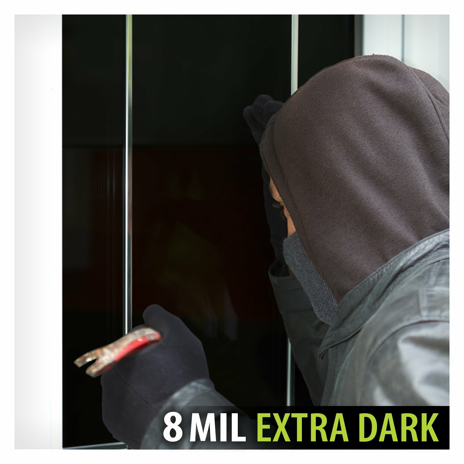 BDF S8MB05 Window Film Security and Daytime Privacy 8 Mil Black 5 (Very Dark)