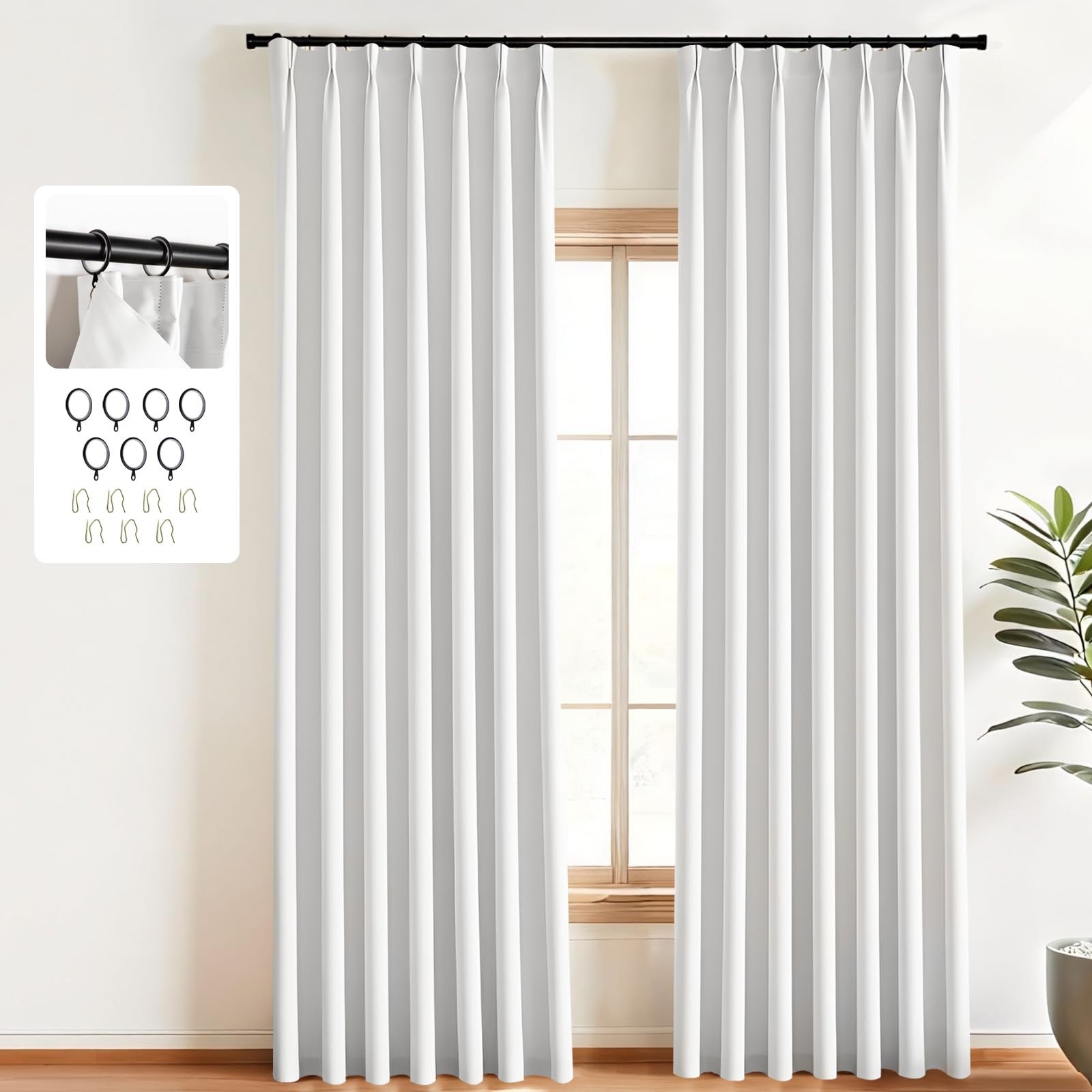 Makefeile Pinch Pleated Curtains Blackout Two Pages Pinch Pleated Drapes For