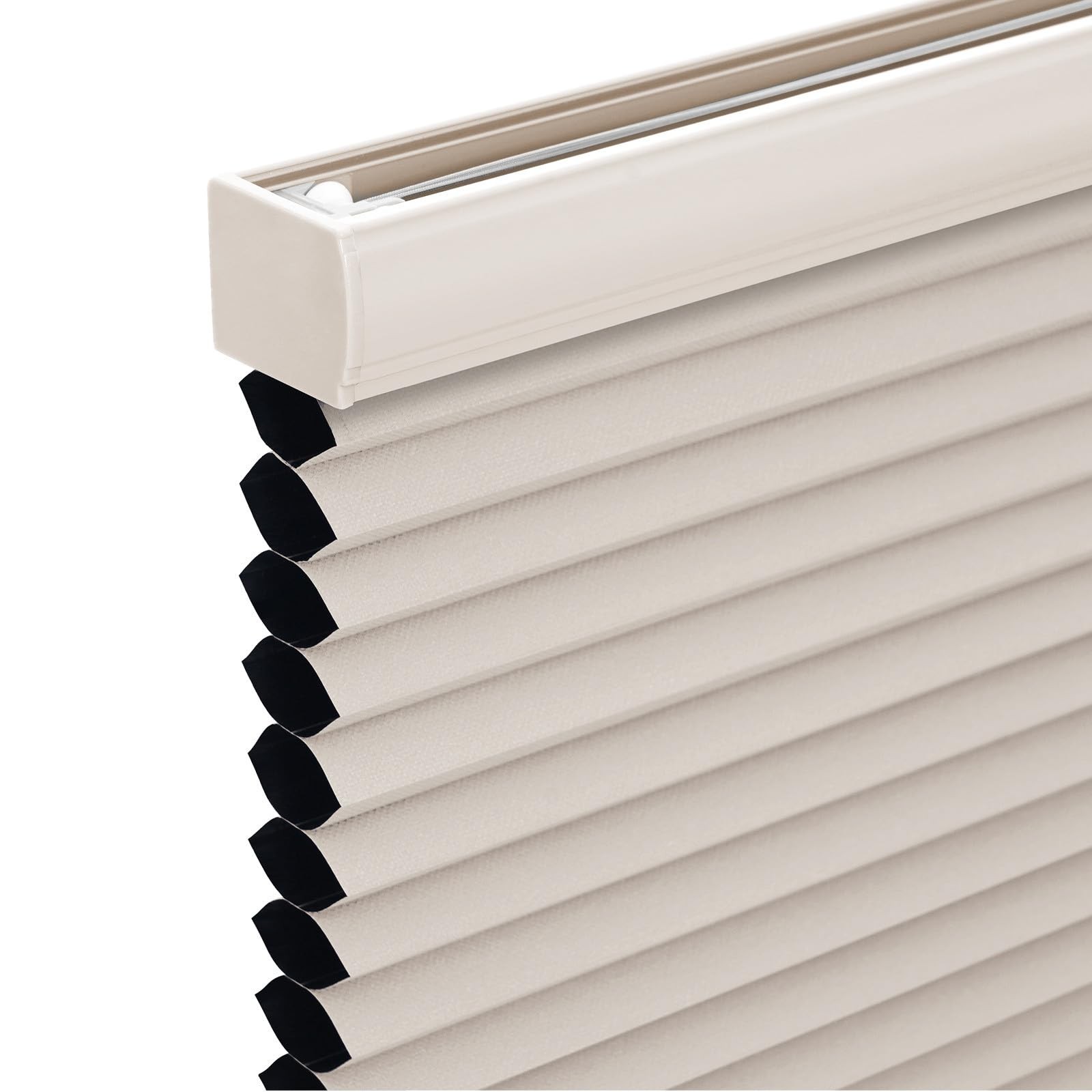 Cordless Cellular Shades 29″ W X 48″ H Blackout Honeycomb Blinds – Easy