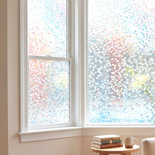 Dots Window Film Privacy Static Cling No Glue Anti UV Removable 17.5×78.7in |