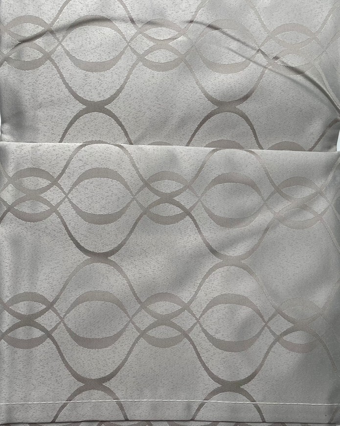 Eclipse Evanston Thermal Blackout Curtain Panel Grommet Top White Back 84″x42″