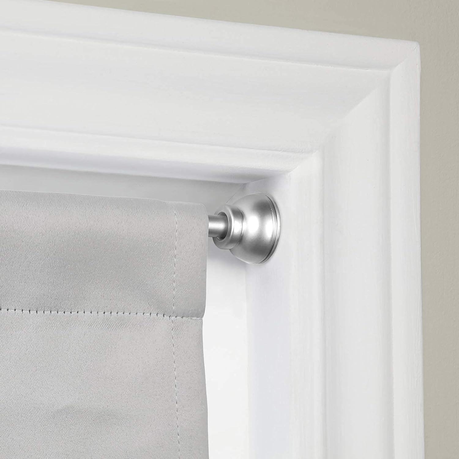 KXLife 2 Pack Spring Tension Curtain Rod, 1/2inch Decorative Adjustable Tensi…