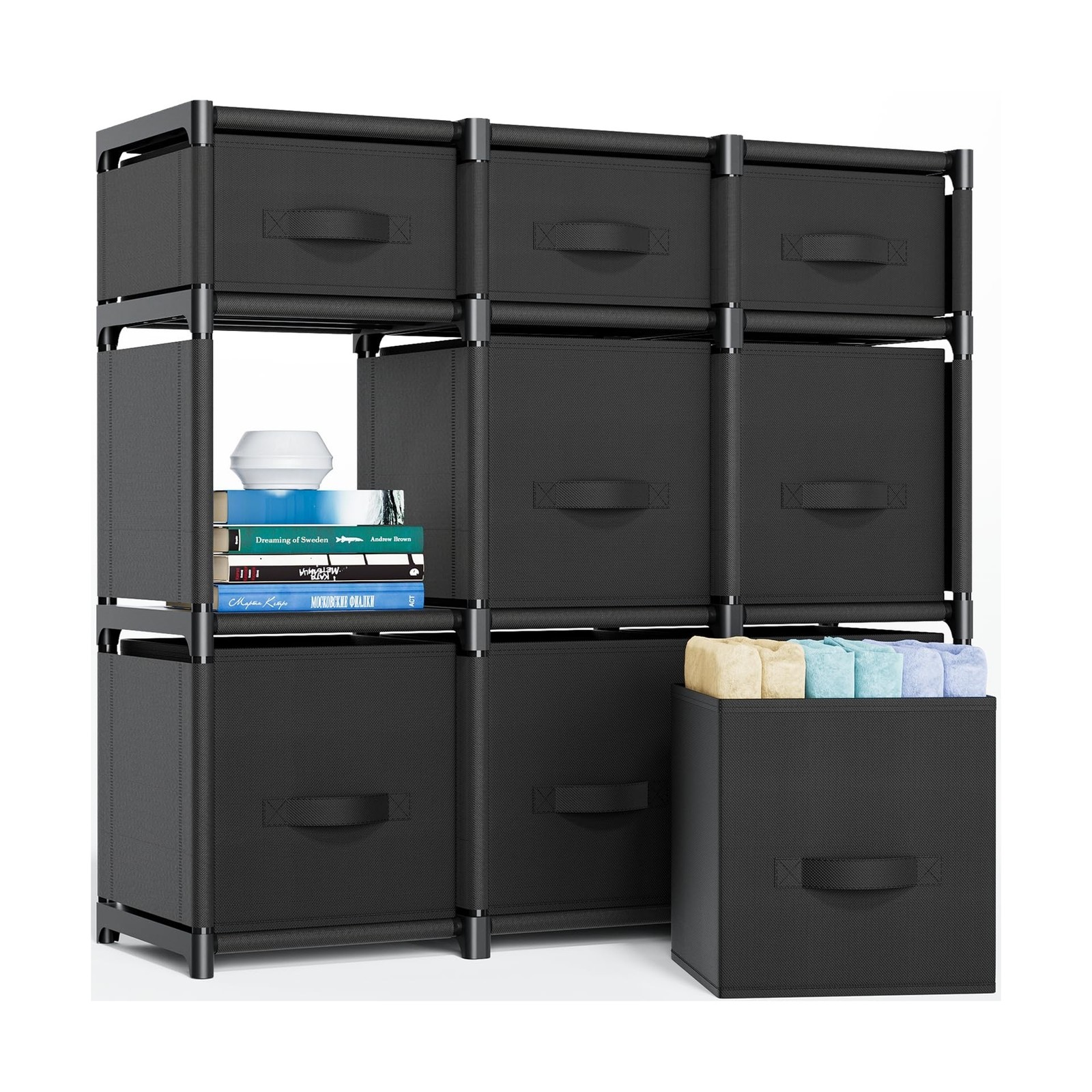 Mavivegue 9 Cube Storage Organizer, Closet Organizers and Storage, Cube Stora…