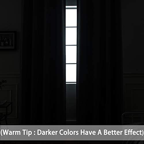 Ombre Orange and Blue Curtains for Bedroom, Gradient Room Darkening Curtains,…