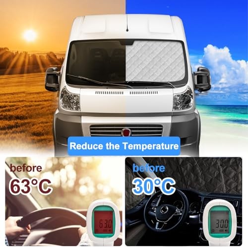 Window Full Sun Shade for Ram ProMaster 2014-2024 | 11-Piece Complete Van