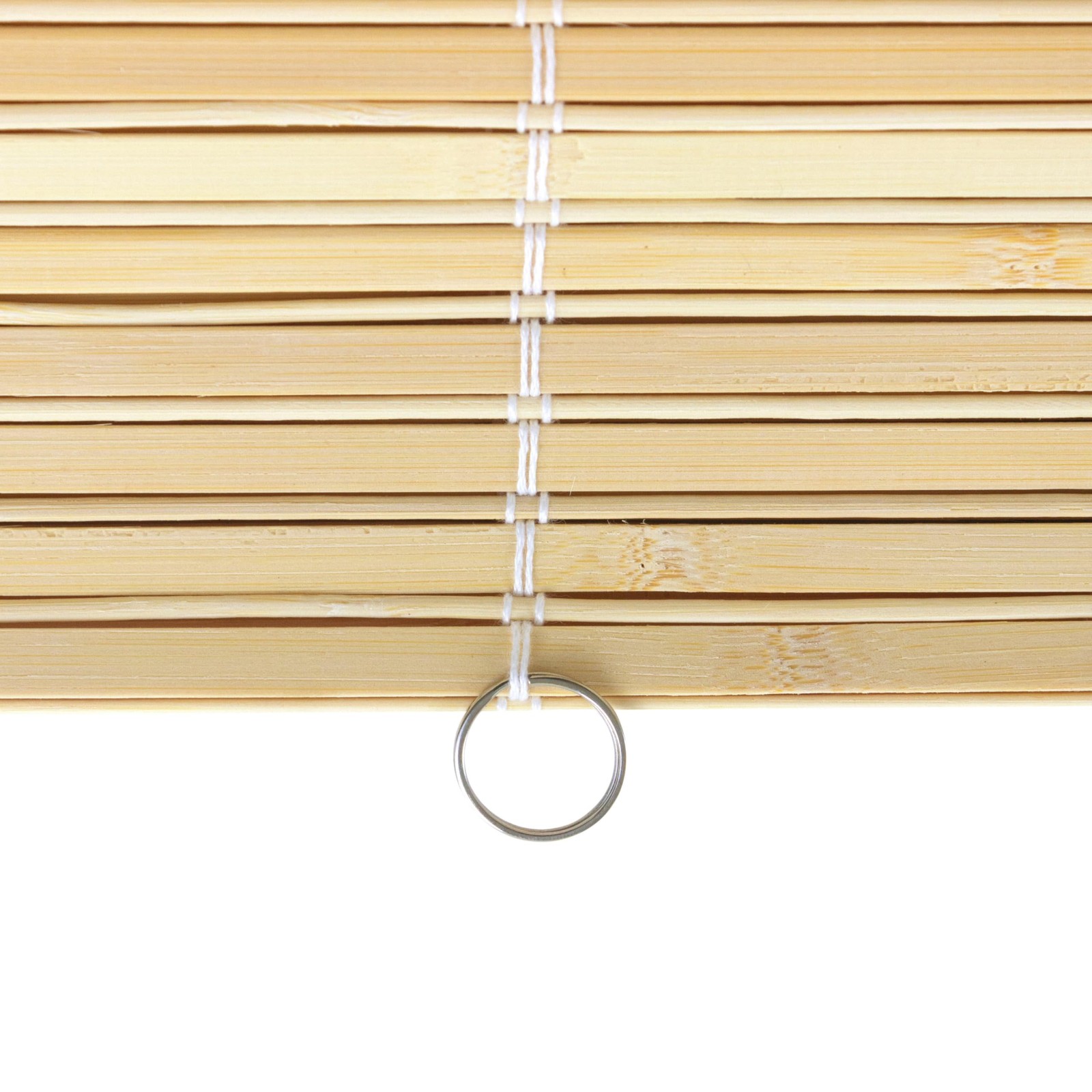 Red Lantern Bamboo Cordless Window Shade – Natural 60 Wide