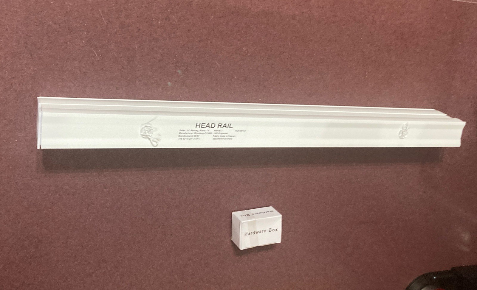 Cordless Cell Light Filtering Bright White 23″ x 48″ Fabric Mini Blinds-set of 2