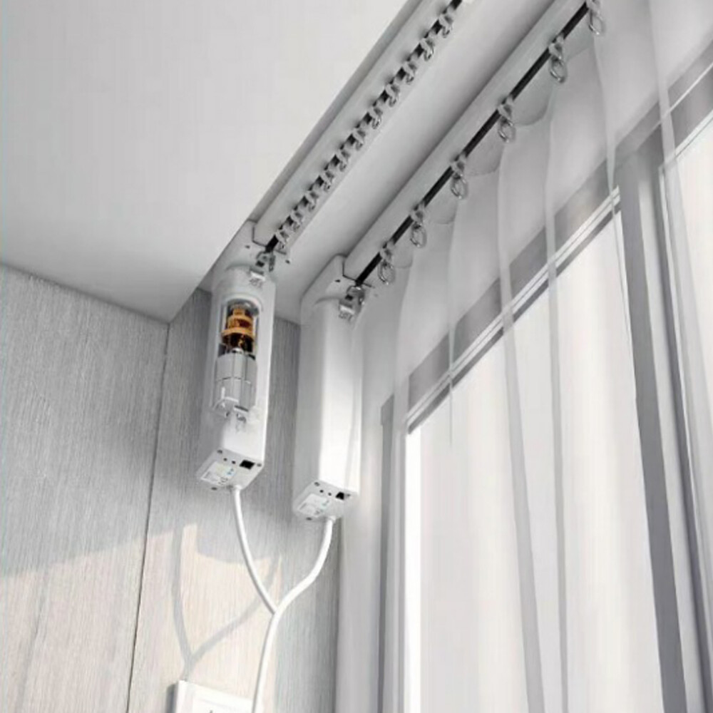 Smart Curtains System Electric Curtain Rod Track Rail Remote Controlled Drapery