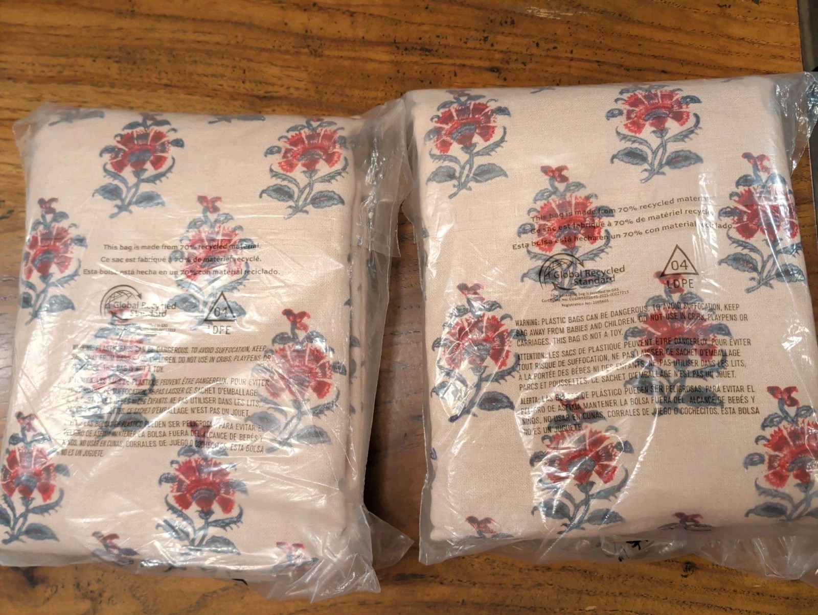 POTTERY BARN Set of 2 Arnica Bhotah Curtain Panels-50×96″-OPEN BOX