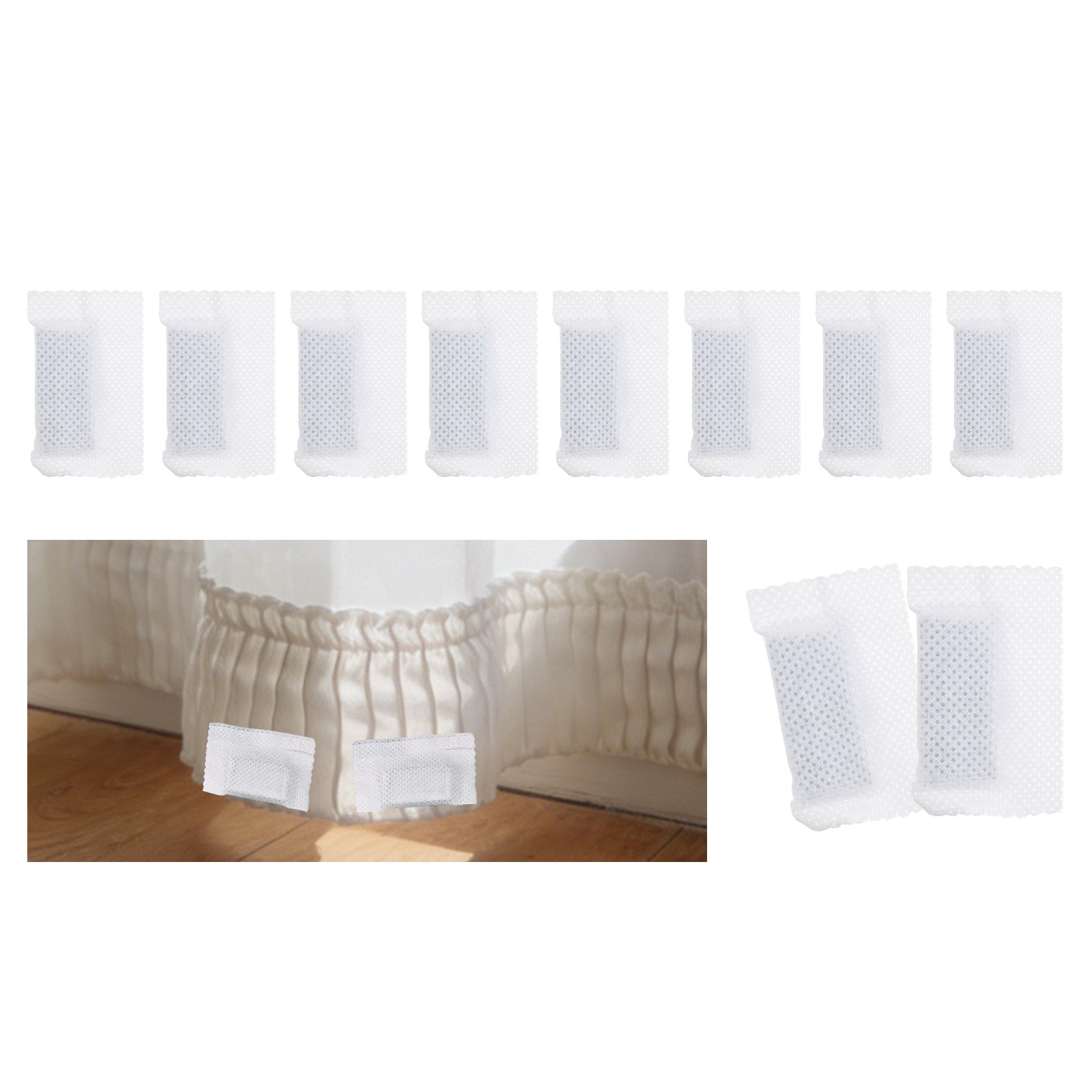 10 Pcs 15G Each Covered Drapery Weights Curtain Weights Curtain Iron Pendant