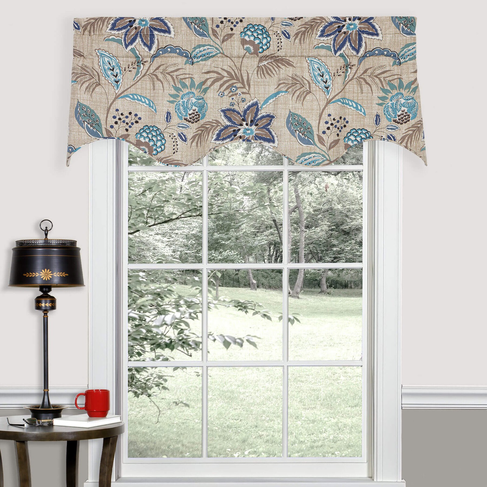 Tradewinds Scalloped Filler Valance