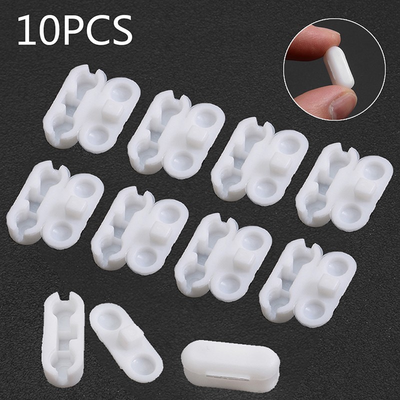 10pcs/lot Plastic Roller Blinds Pull Cord Connector Curtain Chain Connec ioBAAY