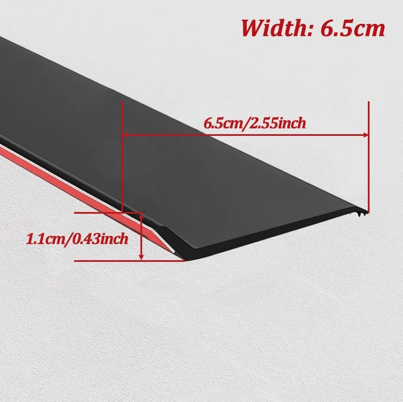 1pc Window Water Blocking Strip 1m Rainproof Sealing Weatherstrip – NEW