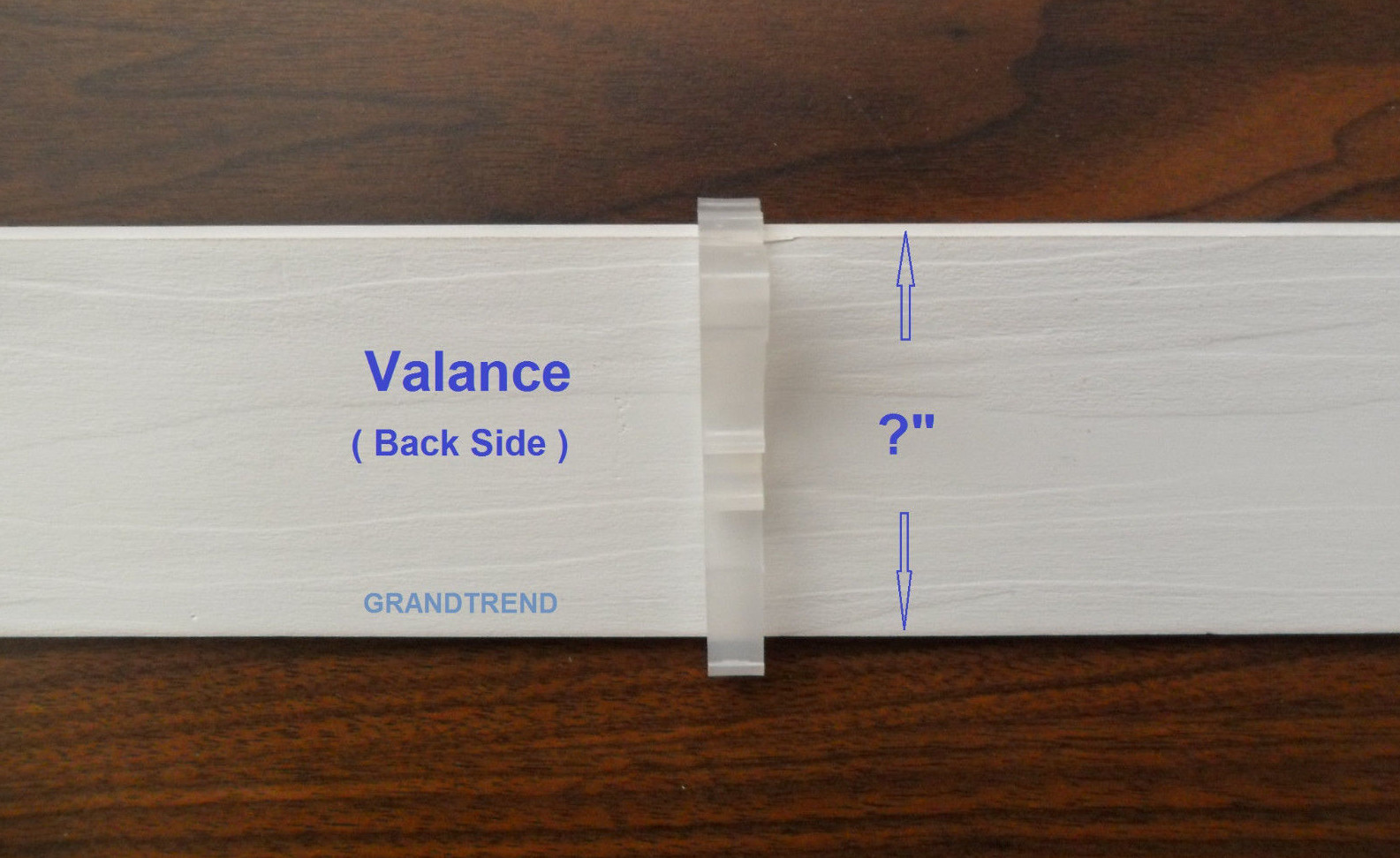 12 pcs 2 1/2″ 3″ or 3 1/4″ Valance Clips For Faux & Wood Venetian Blinds