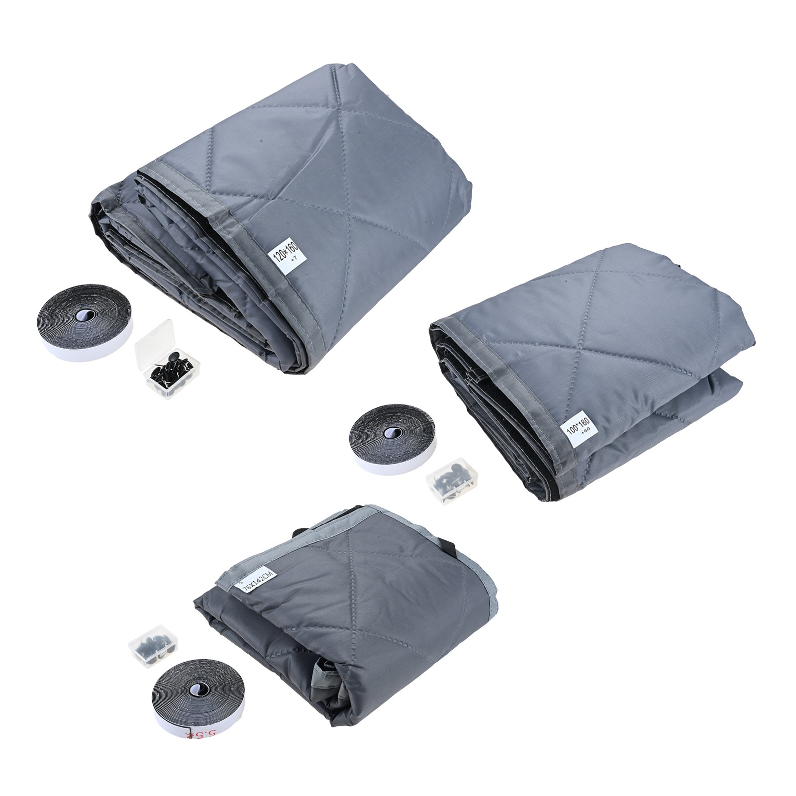 Heavy Duty Window Insulation Kit Fit Most Window for Keep Heat Grey