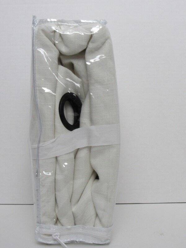 Pottery Barn Emery Linen Antique Bronze Grommet B/O Curtain 50″ x 108″ Ivory NWT