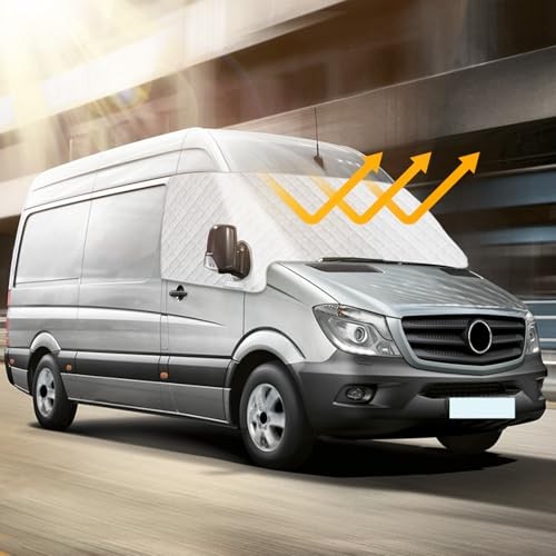 Windshield Cover Compatible with 2006-2018 Mercedes Mercedes Sprinter 2006-2018