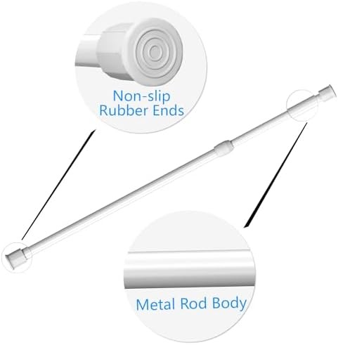 RV & Camper Adjustable Tension Rods 12″-19.5″ – Essential Organizer Bars for Tra
