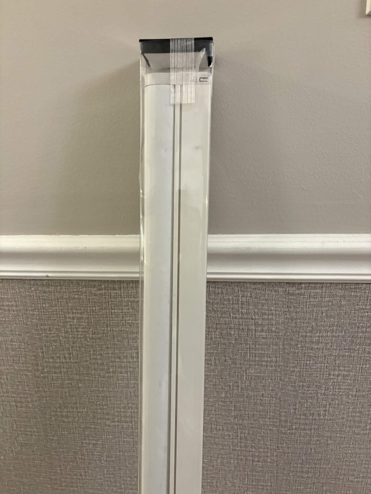 MANSIX MOTORIZED BLACKOUT ROLLER BLINDS NO DRILL 34.5X72 WHITE SMART SHADE NEW