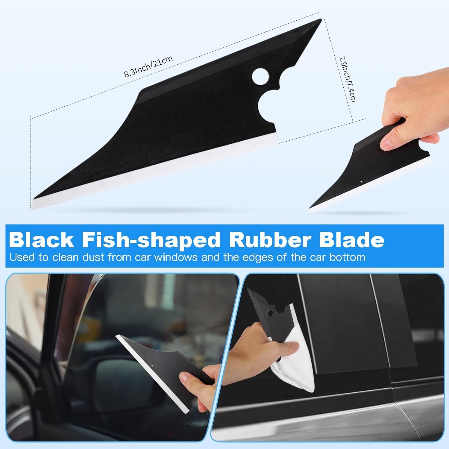 Professional 8-Piece Car Window Tint & Vinyl Wrap Tool Kit, Auto Glass Film