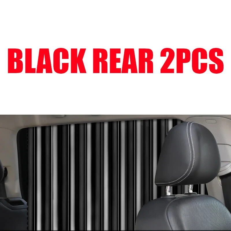 Car Sunshade Curtain Magnets Universal Front Rear Side Window Shades Curtains
