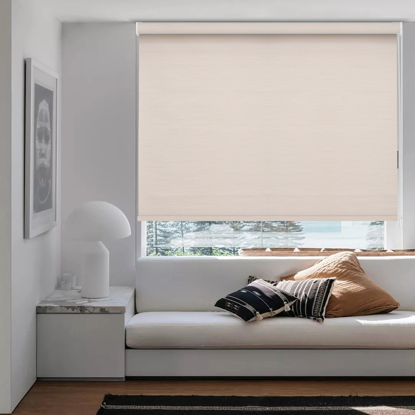 Changshade Blackout Corded Window Blinds Roller Shades Curtains Roll-up Blinds