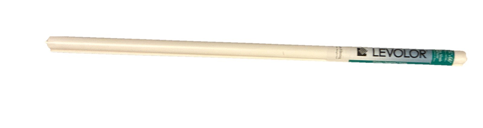 Levolor Light Filtering Med Weight Roller Shade White Adjustable 37 1/4”x66” New