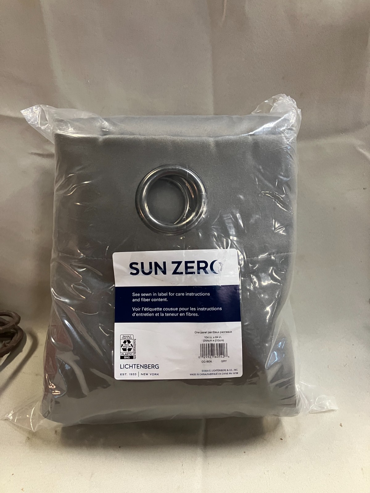 Sun Zero Broderick Theater Grade Blackout Curtain Panel 52”x 84