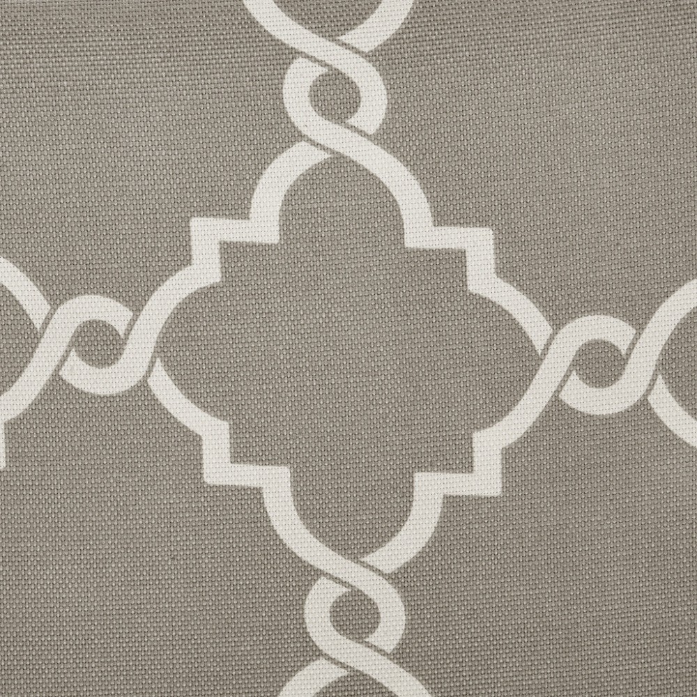 Fretwork Print Grommet Top Window Curtain Panel(Only 1 Pc Panel)