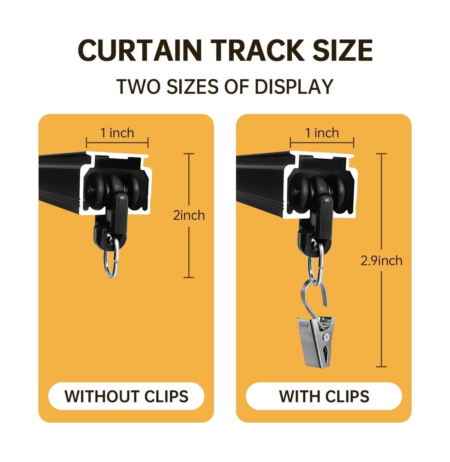 Ceiling Curtain Track Ceiling and Wall Mounted Heavy-Duty Curtains Rails Room…