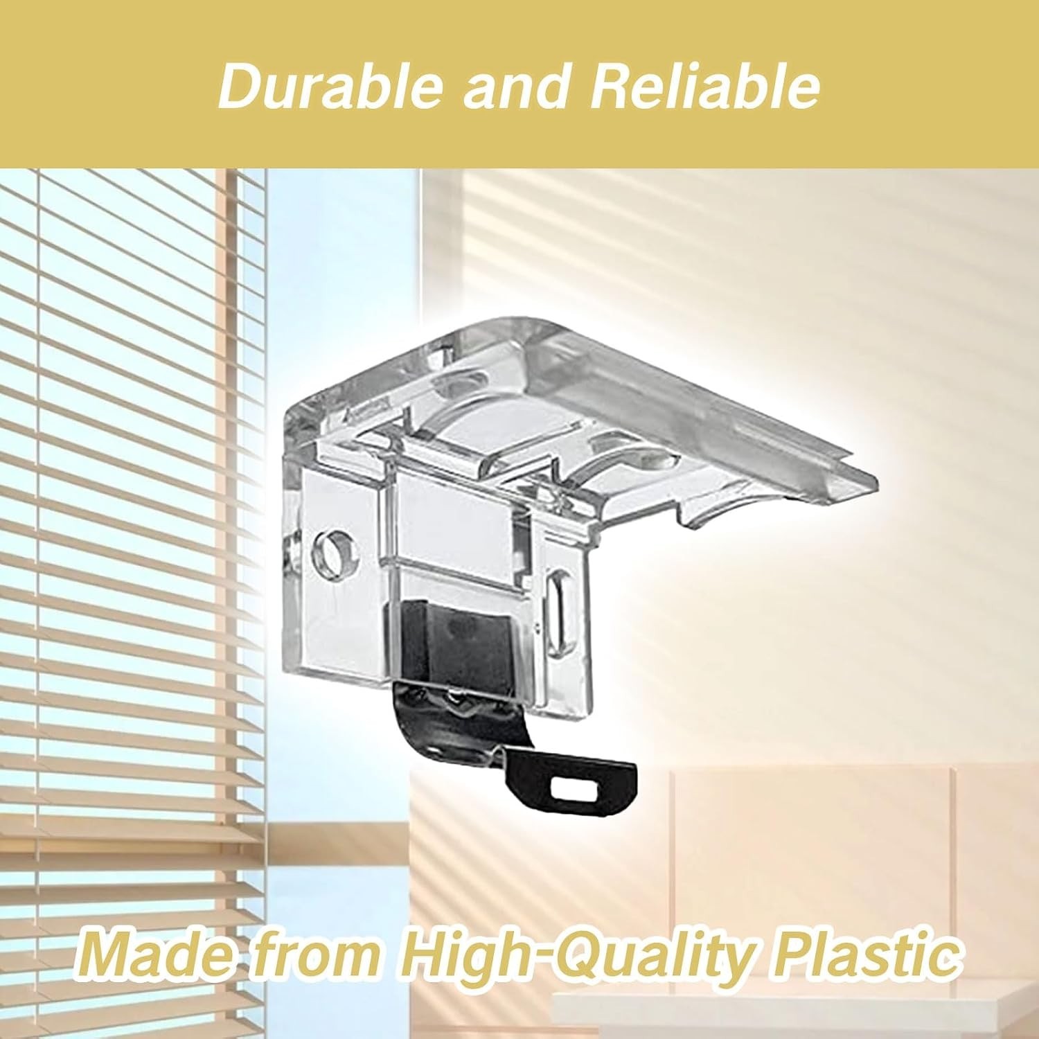 2 PCS Replacement Brackets for Cordless Blinds Mounting Bracket with Metal Cl…