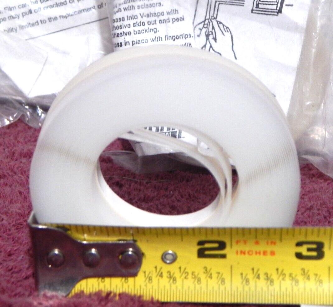 5 Shrink Wrap Window Insulators & Pro Grade Weather Stripping NOS FACTORY SEALED