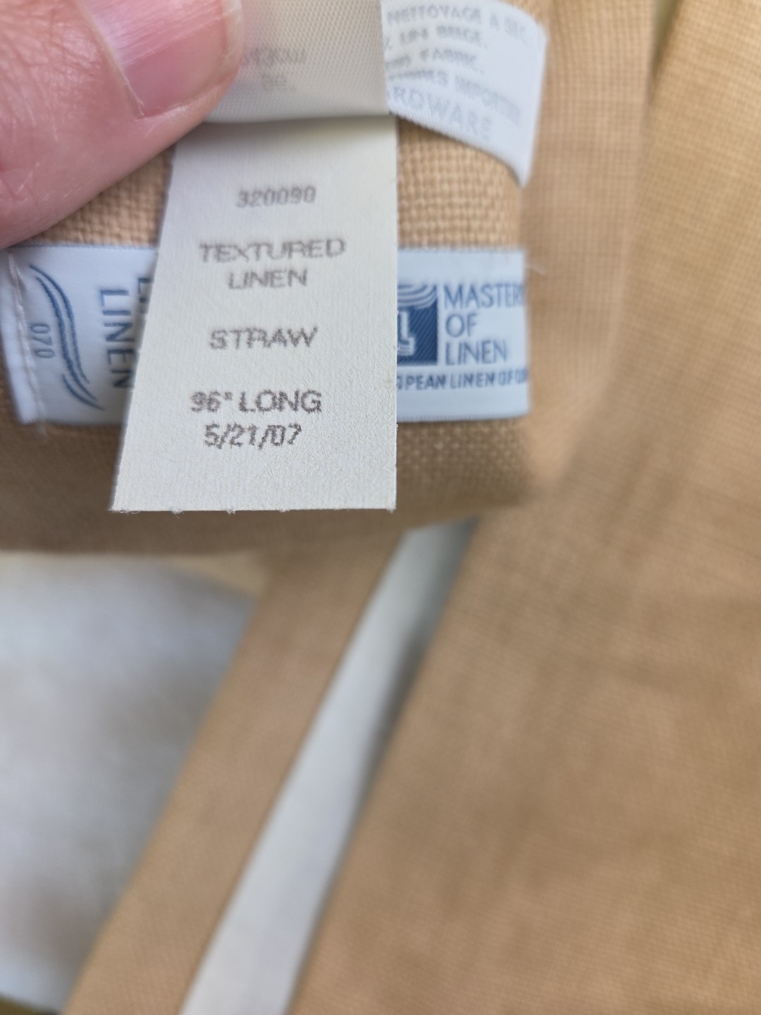 RESTORATION HARDWARE Belgian Textured Linen 50×96 Drapes Curtains Straw Choose #
