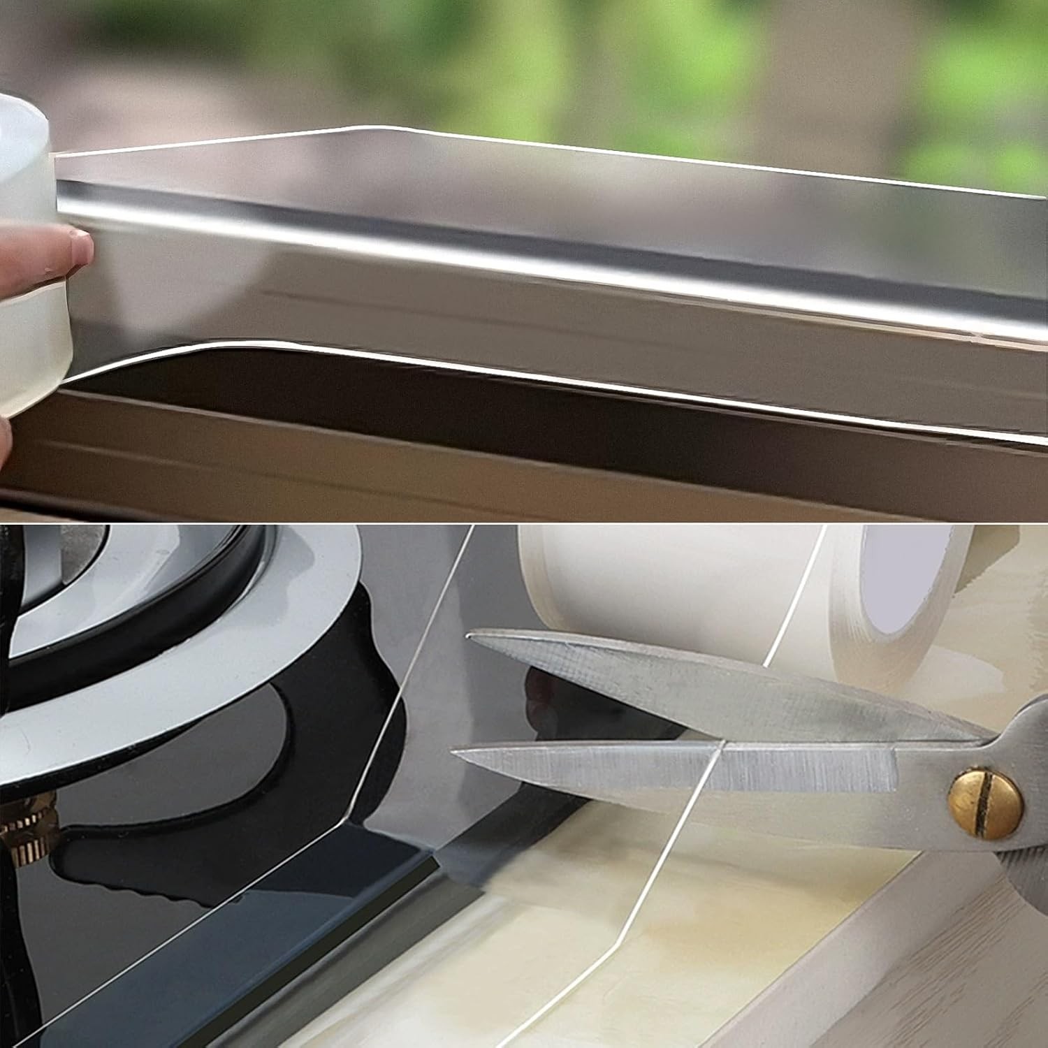 Clear Window Weather Sealing Tape 2″ x 33ft Draft Stopper Insulation Strip Seal