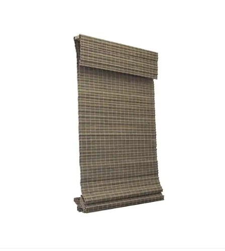 Radiance 2208848E Cordless Roman Shade Driftwood, 23×64