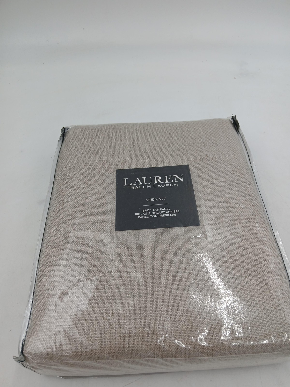 Lauren Ralph Lauren Vienna Curtain Panel 54×96 Back Tab Lined Latte Beige Single
