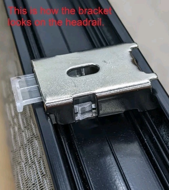 10 X LEVOLOR ALTA 3 DAY BLINDS SPRING-LOADED SHADE MOUNTING BRACKETS