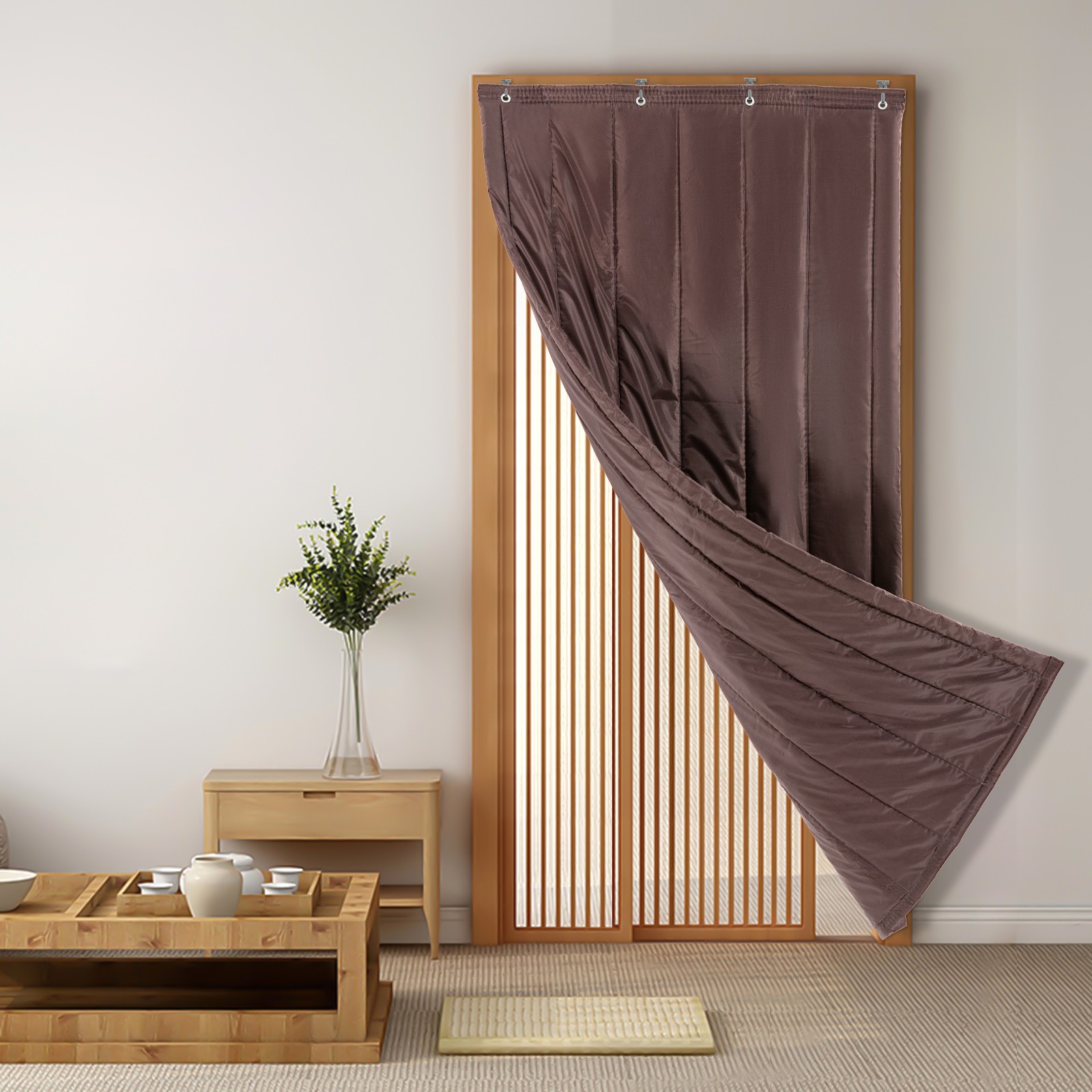 Thermal Insulated Door Curtain Door Curtain Soundproof Blanket, Privacy Curtains