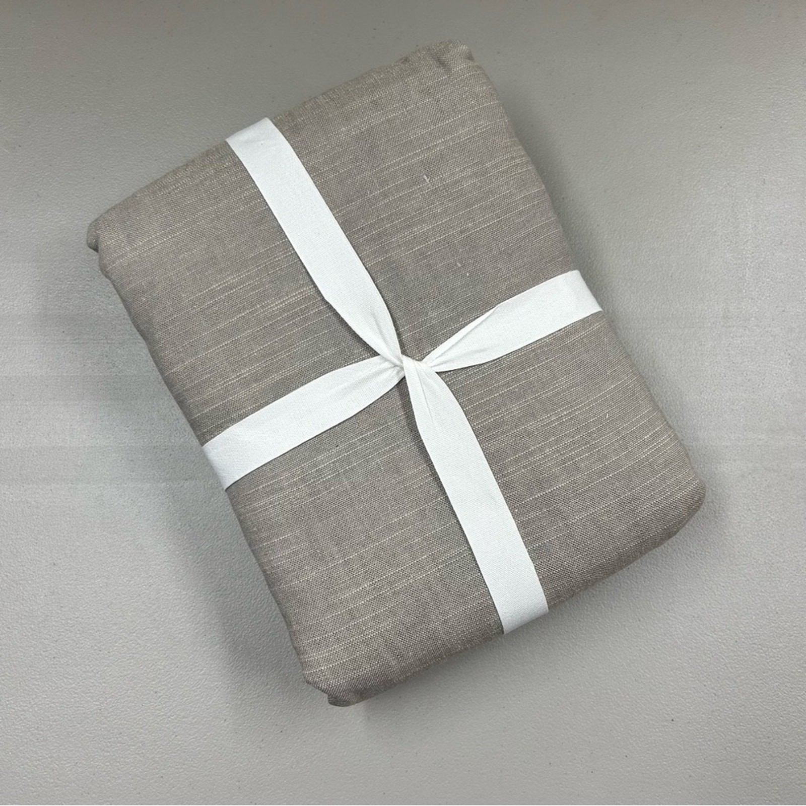 Pottery Barn Emery Curtain Window Panel Linen Light Filtering 100″ W x 84″ L NEW