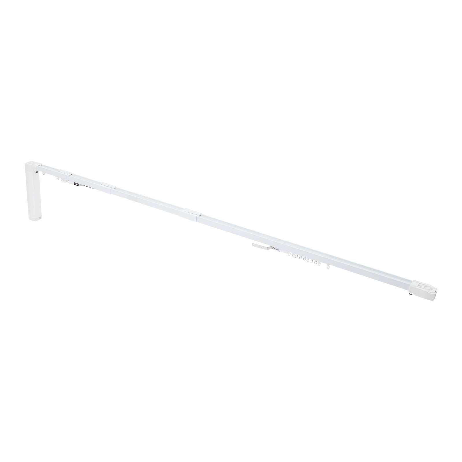 Electric Curtain Track Smart Motorized Curtain Rod 47-205″, App & Remote Control