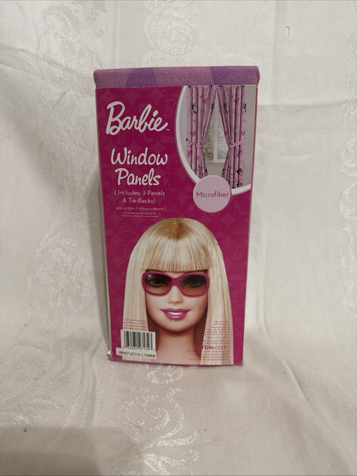 Barbie Window Panels Microfiber 42in X 63in New In Box