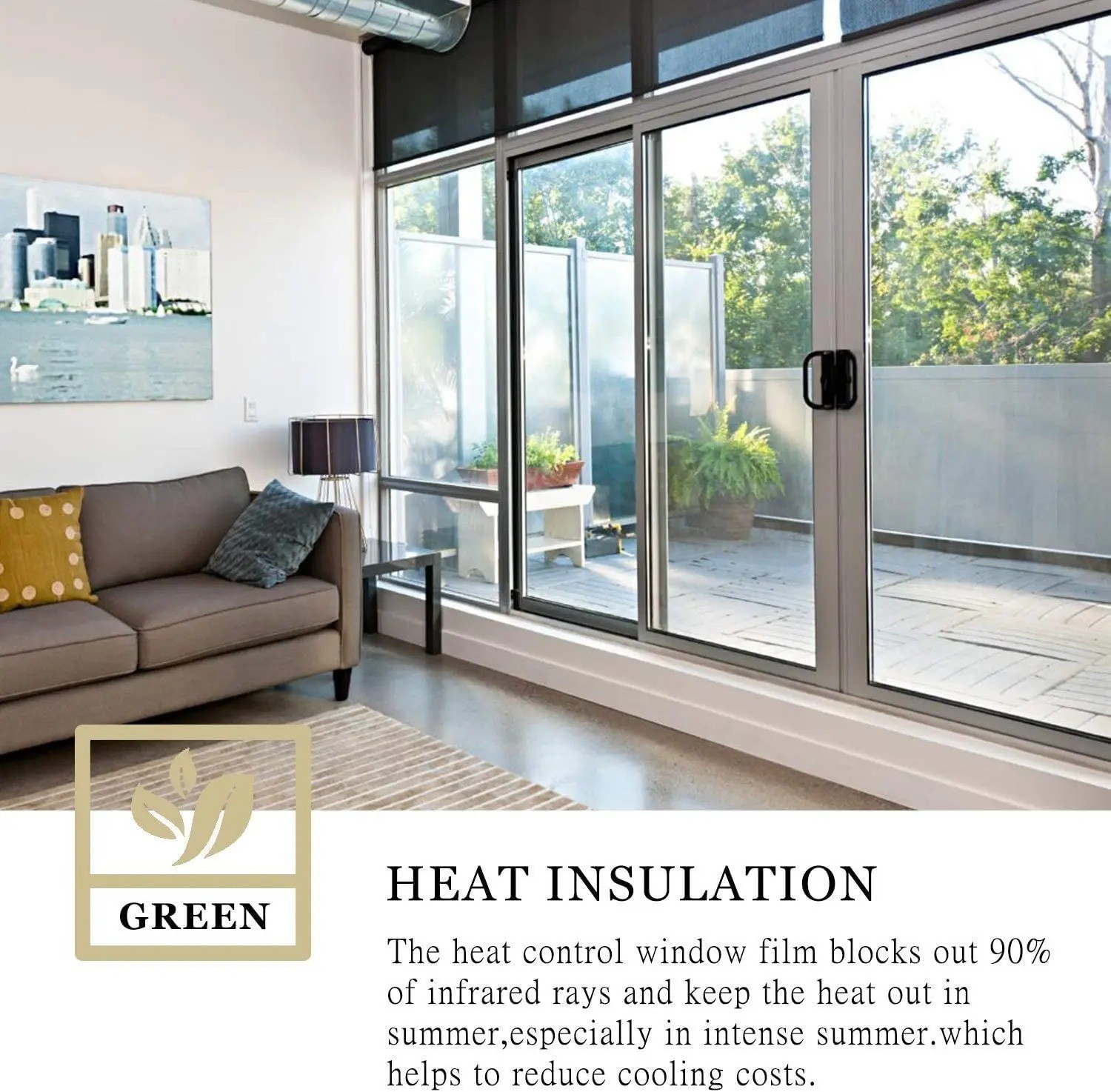 Papel Polarizado Para Polarizar Ventanas De Casa Auto Efecto Espejo Reduce Calor