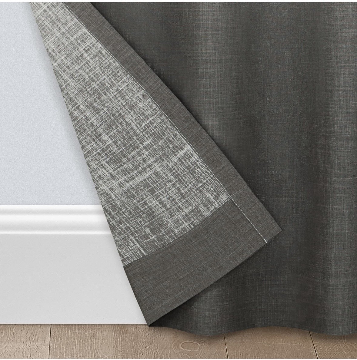 Gray/White Boho decorative Ombre Rod Pocket Curtain Panels 52x 84 (4 panels)