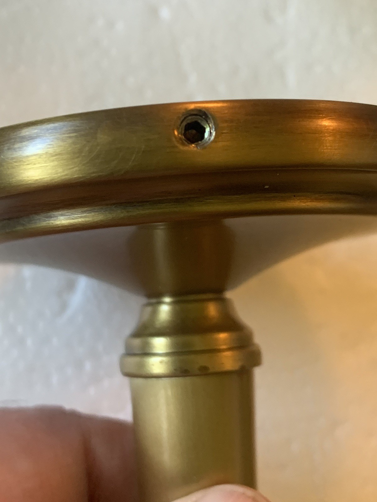Restoration Hardware Estate Curtain Brackets MEDIUM 1-1/4” Burnished? Brass RH